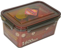 Контейнер д/СВЧ Violet 1,6л 20х14х9,5см дымчатый ПП