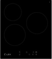 Поверхность варочная стеклокерамическая Lex EVH 430 BL 45х51см, 3 конфорки, черный