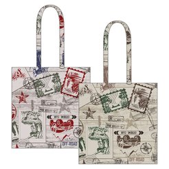 Сумка-шоппер Мультидом Хэппи Мэн 46х44см хлопок