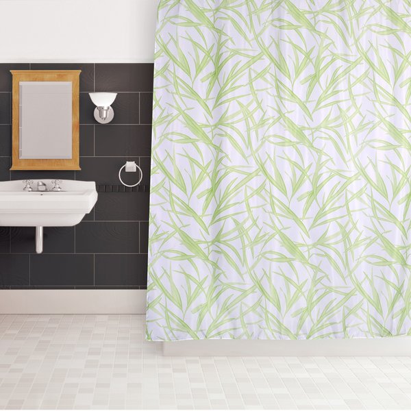 Занавеска для ванной комнаты тканевая 180x180см Bamboo
