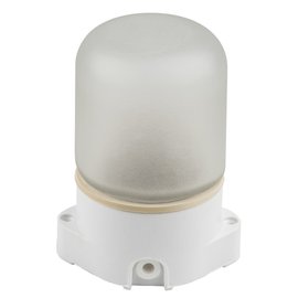 Светильник влагозащищенный Uniel UWL-K01R 60W/E27 IP65 WHITE круг Е27 ...
