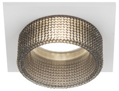 Светильник встраиваемый декоративный ЭРА DK110 WH/GR MR16 GU5.3 белый серый
