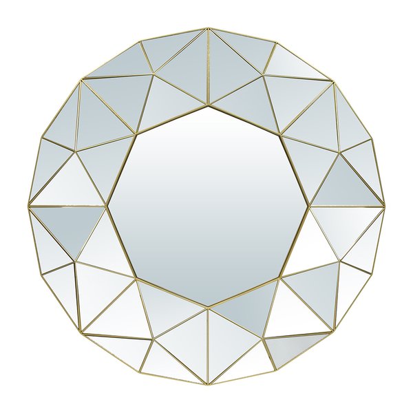 Зеркало декоративное Флоренция золото D61см