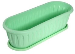 Кактусница Фелиция колор с поддоном 28,5х11,2