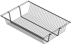 Полка-корзина сетчатая Larvij 60,3х40,6х11,8см черный
