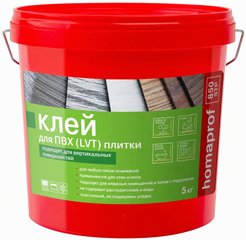 Клей homaprof 850 STP для плитки ПВХ (LVT) 5кг