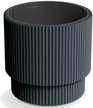 Кашпо Milly d30см h28,5см V10/17л антрацит, с вкладышем