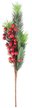 Ветка декоративная 38см с красными ягодами SYWD-032115 Ветка декоративная 38см с красными ягодами SYWD-032115