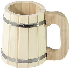 Кружка бондарная 0,6л