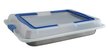 Противень Regent Inox Easy 37х25х5,5см глубокий, сталь, пластик.крышка