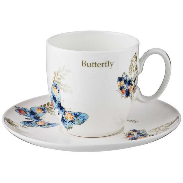 Пара чайная Lefard Butterfly 270мл фарфор