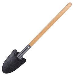 Лопата парниковая Урожайная Сотка Эксперт 40см с деревянной ручкой