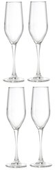 Набор бокалов д/шампанского Luminarc Tasting time Шампань 160мл 4шт стекло