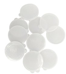 Крышка герметичная для консервирования банок пластик 10шт