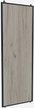 Дверь-купе 2055х604мм Дуб крафт серый/черный муар