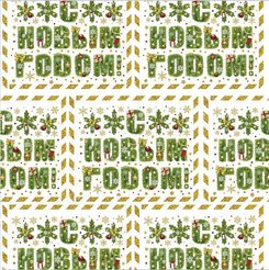 Бумага упаковочная Новогодний праздник 100х70см,90 г/м2,87402