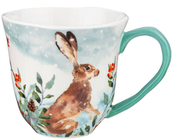 Кружка Lefard Лесная сказка 450мл заяц, фарфор