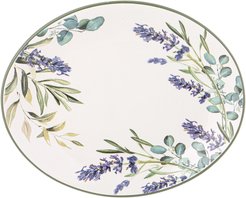 Блюдо овальное Agness Лаванда 31,5х25,5х3см керамика