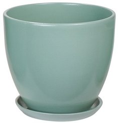 Горшок керамический высокий овал Шартрез 2,5л d18 h16