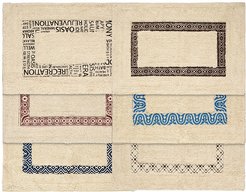 Коврик для ванной комнаты 40х60см Орнамент хлопковый