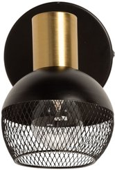 Спот Ирсон 1х60W Е14, металл, черный