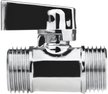 Кран латунный хромированный мини MPF 1/2" наружная резьба