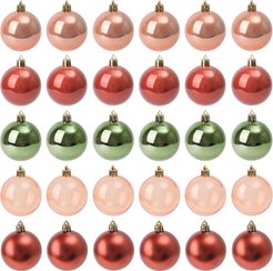 Набор шаров 20шт 6см мультиколор, глянец/матовый/перламутр, EUSYQB-0124380