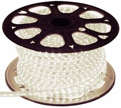 Шнур светодиодный Дюралайт 3W 3.4Вт/м IP65 220В d13мм свечение с динамикой белый(уп.100м) КОСМОС KOC-DL-3W13-W