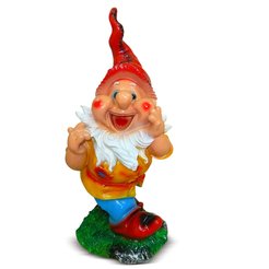 Фигура садовая Гном весельчак h55см F 03098