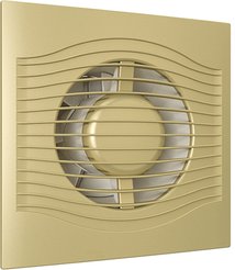 Вентилятор накладной D100 SLIM с обратным клапаном цвет champagne