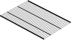 Полка сетчатая Larvij 60,3х40,6см черный