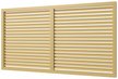 Решетка вентиляционная,профиль ПВХ,600х1200,бежевая Решетка вентиляционная,профиль ПВХ,600х1200,бежевая