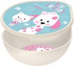 Миска детская с крышкой Best friends 13,5см 135мл полипропилен, светло-бежевый