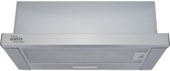 Вытяжка кухонная встраиваемая Оasis UV-60S 60х28,4х19,4см серебристый