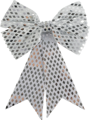 Бант 21х28см, серебро, SYHDJA-3223234