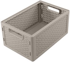 Ящик д/хранения складной IDILAND Wenge 10л 32х24х13см серый ПП