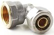 Угольник латунный обжимной Pro Aqua Ø20x1/2" внутренняя резьба