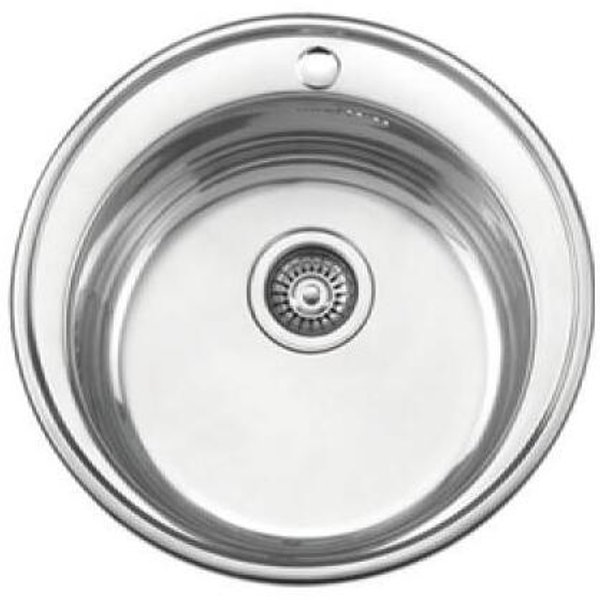 Мойка врезная Sink 490А диаметр 490мм полированная
