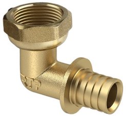 Угольник аксиальный с накидной гайкой 20X1/2'' RTP