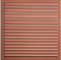 Решетка вентиляционная,профиль ПВХ,600х600,вишня