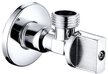 Кран латунный шаровый угловой с отражателем 1/2"х1/2"