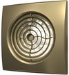 Вентилятор осевой вытяжной с обратным клапаном AURA 4C D100 декоративный champagne