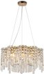 Люстра подвесная с хрусталем TR5465/10 GD/CL золото/прозрачный E14/10 max 40W D560х290/1000