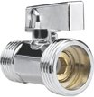 Кран латунный хромированный мини MPF 1/2"х3/4" наружная резьба