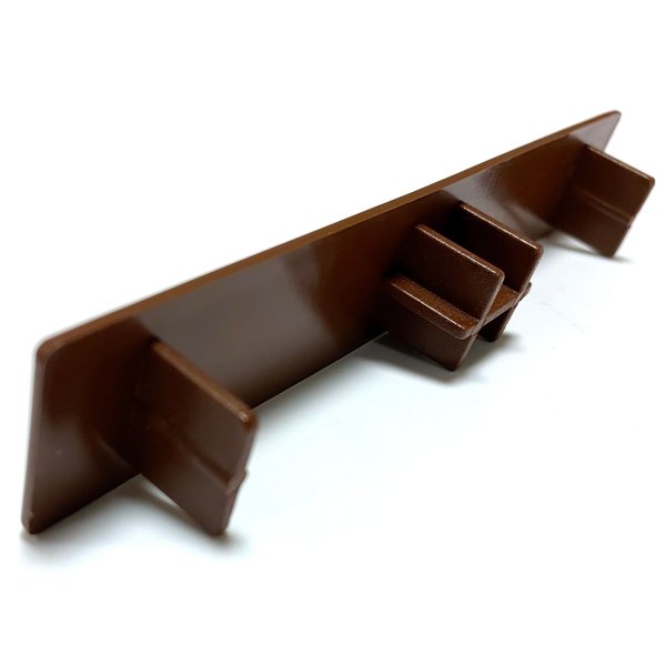 Заглушка торцевая шоколад (5шт)