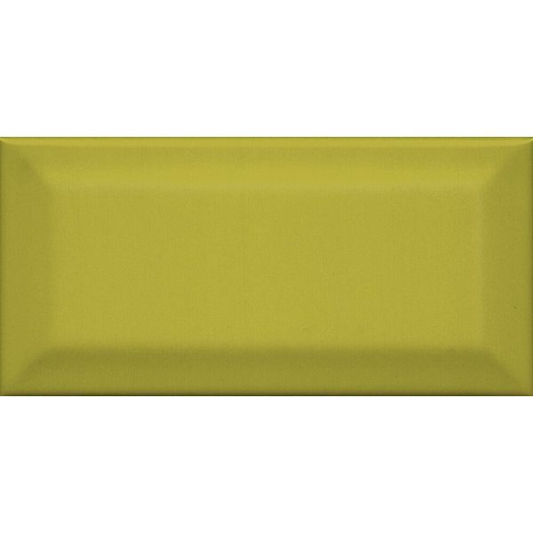 Плитка настенная Клемансо 7,4х15см грань оливковый 0,89м²/уп(16055)