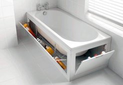 Экран с откидными дверцами 1480х560-600