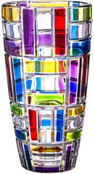 Ваза Lefard Linea Colored стекло цветной 25см