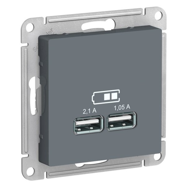 Розетка USB SE AtlasDesign Грифель
