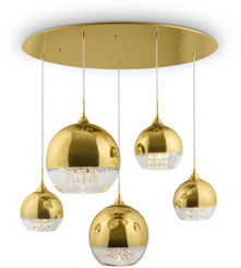 Светильник подвесной Maytoni Fermi P140-PL-170-5-G Золото 5хE27 60Вт